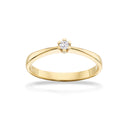 Vida ring 0,05 H-W/P1 14 kt