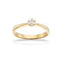 Vida ring 0,10 H-W/P1 14 kt