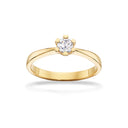Vida ring 0,25 H-W/P1 14 kt