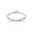 Vida ring 0,05 H-W/P1 14 kt hvidguld