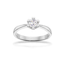 Vida ring 0,40 H-W/P1 14 kt hvidguld