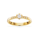 Vida Darling ring 0,15 +0,04 H-W/P1 14 kt