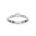 Vida Darling ring 0,10 +0,04 H-W/P1 14 kt hvidguld