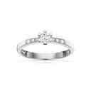 Vida Darling ring 0,20 +0,04 H-W/P1 14 kt hvidguld