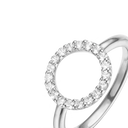 Topaz Circle - sølv - 800-3.20.A