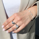 Fingerprint Ring - Blankpoleret Sterling Sølv