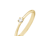 Labgrown Diamond 010ct- forgyldt -størrelse 49 - 800-8.1.B