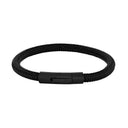 SON armbånd stål - sort 21cm