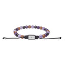 SON armbånd lilla 6mm, 19cm - 25cm