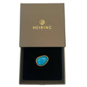 KOLO ring with Turquoise - Forgyldt