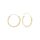 Aagaard - 8kt creol 19mm, tråd 1,4mm m/vippelås
