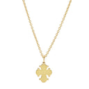 Lund Copenhagen Marguerit Collier Dagmarkors, 1X5Mm Forgyldt Emalje - 45 + 3 cm - 9025048-M