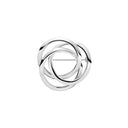Broche ø.35mm 3 ringe 925