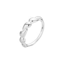 Ring  dobbelt dråbe 925
