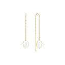 Øreh. fvp 8,5-9mm zirk. fg.Sølv