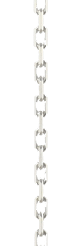 Facet anker kæde 50/45cm  925