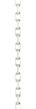 Facet anker kæde 50/50cm  925