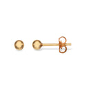 Ørepynt  kugle 3 mm. 8 kt.