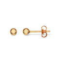 Ørepynt kugle 3 mm. 14 kt.