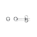 Ørepynt kugle 3 mm. hv. 14 kt.