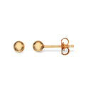 Ørepynt kugle 4 mm. 8 kt.