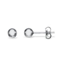 Ørepynt  kugle 5 mm. hv. 14 kt.