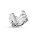 14kt. PIANO Ring med 0,12ct. W-si
