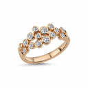 14kt. BUBBLES ring med 0,38ct. W-si