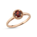 14kt. DARLING ring med Granat