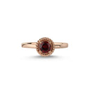 14kt. DARLING ring med Granat