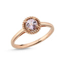 14kt. DARLING ring med Pink Ametyst