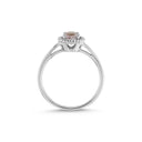 14kt. DARLING ring med Pink Ametyst