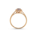 14kt. DARLING ring med Pink Ametyst