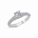 14kt. DAZZLING Ring med 0,50 + 0,42ct. W-si
