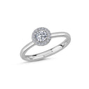 14kt. Bernadotte Ring med 0,42ct. W-vs