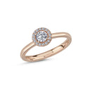 14kt. Bernadotte Ring med 0,42ct. W-vs