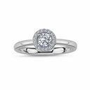 14kt. Bernadotte Ring med 0,42ct. W-vs