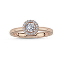 14kt. Bernadotte Ring med 0,42ct. W-vs