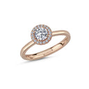 14kt. Bernadotte Ring med 0,52ct. W-vs