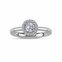 14kt. Bernadotte Ring med 0,52ct. W-vs