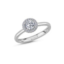 14kt. Bernadotte Ring med 0,59ct. W-vs
