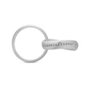 14kt. Vielsesring med 21x0,01ct. W-vs eller uden sten