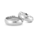 14kt. Vielsesring med 10 x 0,01ct. W-vs eller uden sten