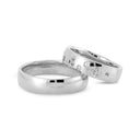 14kt. Vielsesring med 12x0,01+2x0,02ct. W-vs eller uden sten
