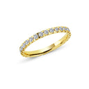 14kt. LUNA alliancering med 1-29 diamanter á 0,025 ct.