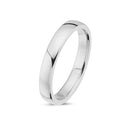 14kt. hvidguld vielsesring i 3mm.