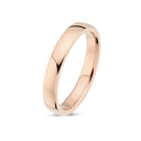 14kt. rosaguld vielsesring i 3mm.