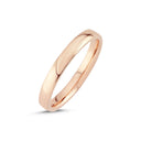 14kt. Vielsesring med 0,26ct. W-si eller uden sten