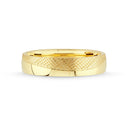 14karat. Vielsesring med 0,07ct. W-si eller uden sten