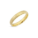 14kt. Vielsesring med 3 x 0,02ct. W-si eller uden sten